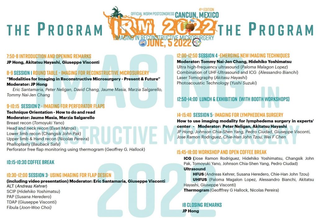 Programa del IRM2022