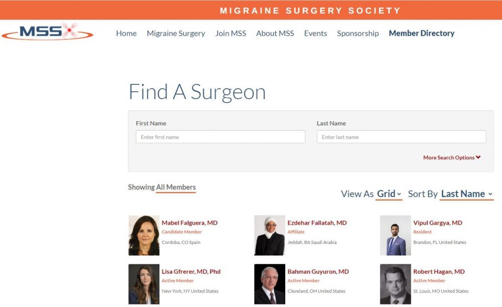 Mabel Falguera @ Migraine Surgery Society
